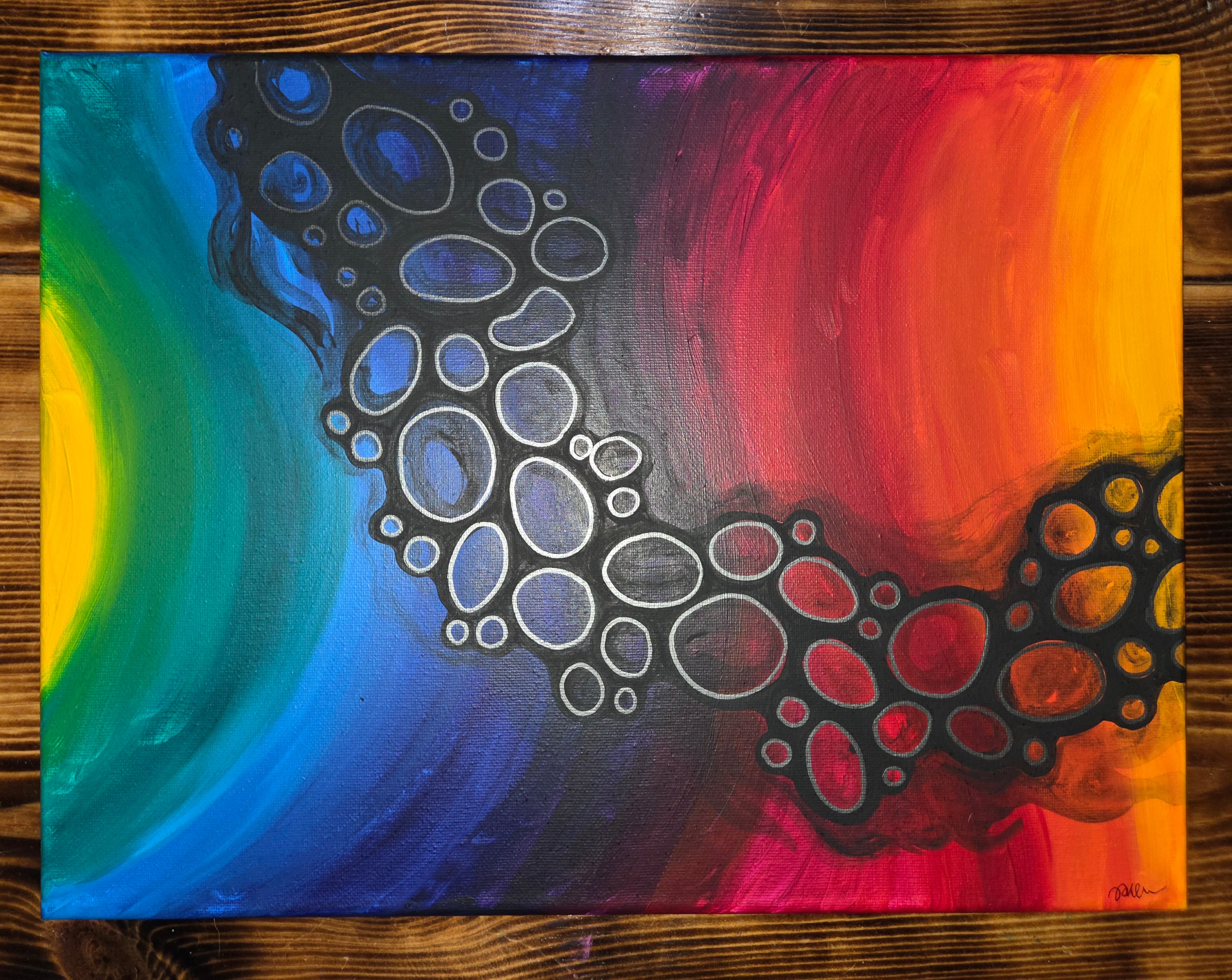 Over the rainbow 16x11.5 SOLD