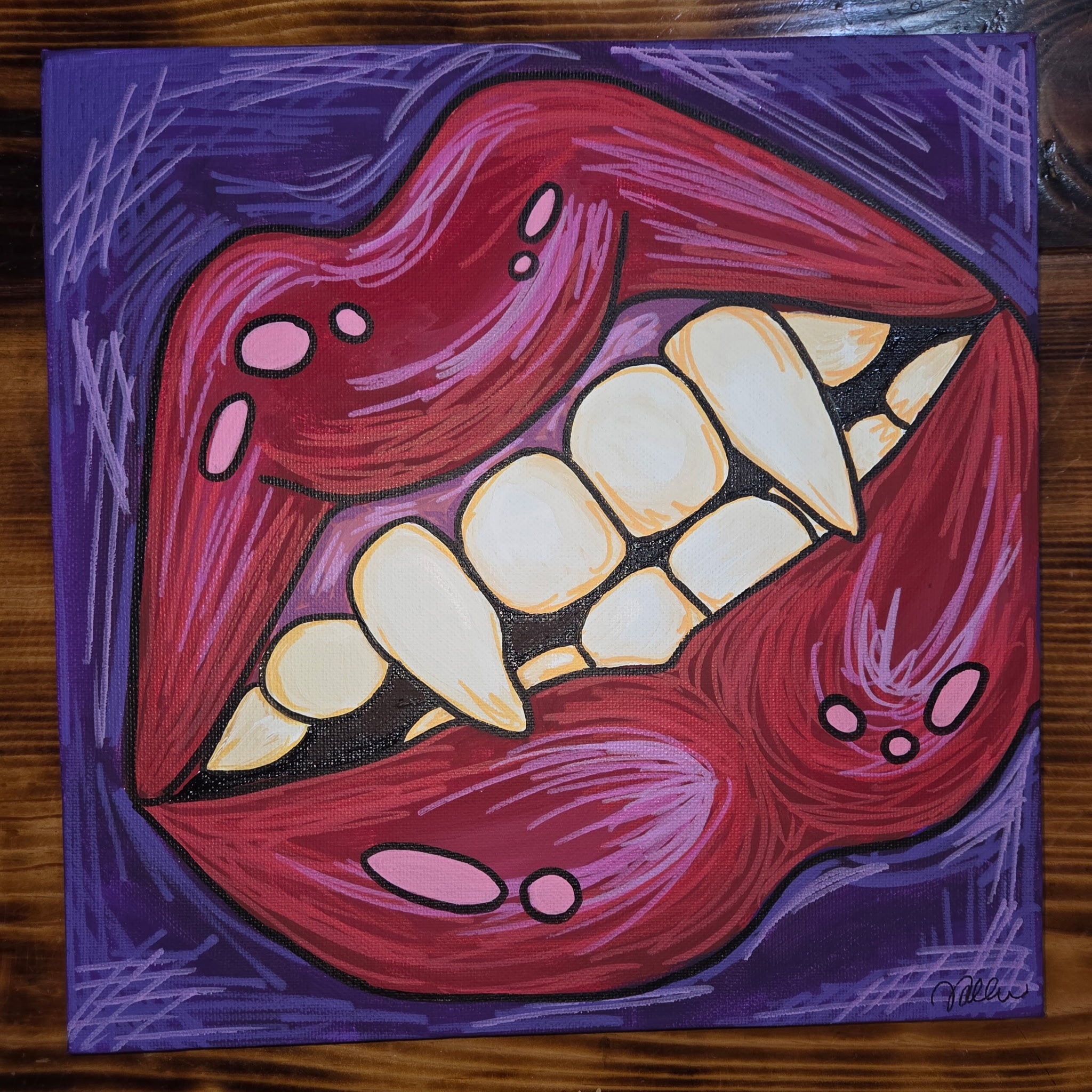 Just a bite 10x10 SOLD